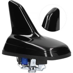 Antenne Forme D'aileron de Requin 5Q0035507B5FQ Antenne D'aileron de Requin de Voiture Noir Brillant Remplacement en Métal ABS pour 5Q0 035 507 B,