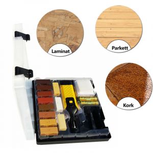 Kit de r&eacute;paration stratifi&eacute; et carrelage 17 pi&egrave;ces - 11 couleurs. Kit de r&eacute;paration pour carreaux et surfaces en bois, kit de r&eacute;paration de carrelage