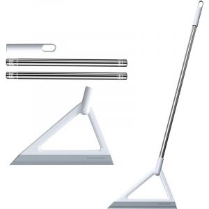 Balai Magique en Silicone Balai T&eacute;lescopique 2 en 1 pour Sols Vitres Carrelage Verre Sol 39inch