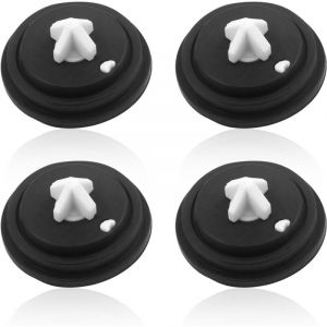 4pcs Rondelles de Diaphragme de Soupape, Membranes pour Robinet Flotteur, Valves à Flotteur Membrane, Joint Chasse pour L'entretien de La Chasse