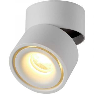 Indoor 10W LED Projecteur, Plafonnier R&eacute;glable 360&deg; &Eacute;clairage tournante et de surface COB LED 10x10cm