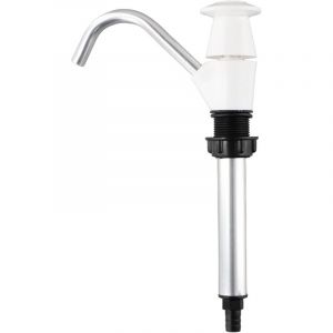 Pompe eau manuelle &eacute;vier, caravane/bateau/remorque, rechange, blanc.