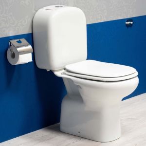 WC monobloc avec couvercle de r&eacute;servoir de chasse inclus S&eacute;rie Orient