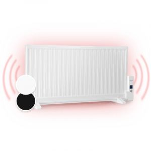 Wallander Radiateur à bain d'huile ultraplat 1000W thermostat - blanc
