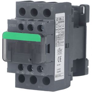 SJLERST Contacteur ca 1NO 1NC 25A 380V, bobine haute tension, Contact argent, contr&ocirc;leur de moteur LC1D25 220V