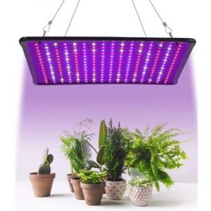 Lampe de croissance LED, panneau lumineux de 225 LED pour la croissance et la floraison des plantes d'int&eacute;rieur, lumi&egrave;re LED &agrave; spectre complet pour