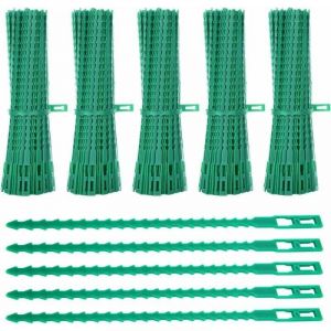Paquet de 500 attaches pour plantes, attaches de jardin réglables de 17 cm, attaches de tomate pour câble de jardin pour aider à soutenir les plant