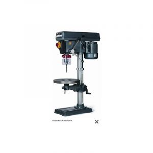 Perceuse de table Proma B-1316B/400, perçage de haute précision dans le métal et le bois, avec moteur puissant, entraînement par courroie et table