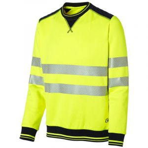 Molinel - Sweat haute visbilit&eacute; luklight jaune/marine - m