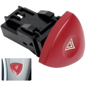 Bouton Warning Trafic 2, Interrupteur Feux De DéTresse Rouge, Interrupteur De Feux De DéTresse 4 Broches, Interrupteur Feux De DéTresse Pour Espace