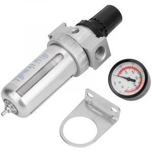 SJLERST BSP 1/2 "r&eacute;gulateur de filtre de pi&egrave;ge &agrave; eau d'humidit&eacute; de compresseur d'air avec connexion de montage