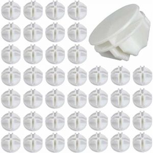 40pcs Fils Cube Plastique ABS Connecteur Cube de Rangement Blanc Raccord Meuble de Rangement Raccord Meuble de Rangement Cube de Fil Modulaire Cube