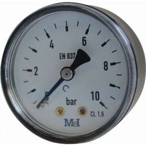 Noyon&thiebault - Manomètre mâle M1/4 (08x13) prise arrière 7569-08S1