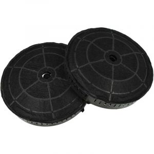 Vhbw - 2x Filtres à charbon actif remplacement pour aeg 4055217501, KF57, 4055171138, Type 57, 8718868949165 pour hotte aspirante - 17,2 cm