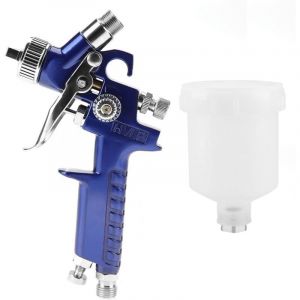 Mini Pistolet &agrave; Pulv&eacute;risation Professionnelle pour R&eacute;paration de Peinture Automobile, Traitement L&eacute;ger et Lisse en, adapt&eacute; au Dessin Artistique et &agrave;