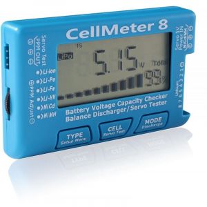 Beijiyi - Testeur de Capacité de Batterie Numérique, Capacité de la Batterie de Tension Vérificateur Contrôleur Testeur, pour Batterie LiPo Life
