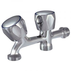 Robinet lave-linge et lave-vaisselle &agrave; double filetage 11553 cis