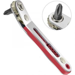 Mini cl&eacute; &agrave; cliquet, tournevis &agrave; t&ecirc;te plate, tournevis hexagonal en forme de croix, cliquet bidirectionnel, tournevis &agrave; t&ecirc;te plate