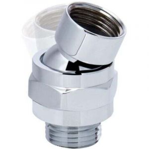 Rotule Pivotante en Laiton R&eacute;glable, Connecteur de Douche Rotule Pivotante, Rotule de Douche Adaptateur, Convient pour Connecter des Pommes de Douche