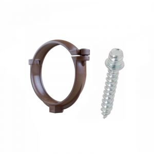 Ensemble de 1 collier tube de descente &Oslash;80 Cuivre + 1 Vis 7x40mm - Arcanaute