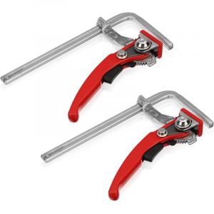 Serre-joint d'&eacute;tabli &agrave; cliquet, serre-joint pour scie &agrave; rail rapide, guide &agrave; cliquet, serre-joint en F, &eacute;tabli MFT et syst&egrave;me de guidage, serre-joint