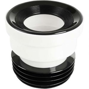 Raccord droit pour cuvette de WC 100 mm/110 mm, joint de raccord de sol rigide pour WC mural