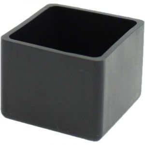 Tigrezy - Embouts carrés en caoutchouc - 25 mm - Pour chaises, tables, pieds de meubles Cisea