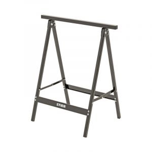 Tréteau de travail en acier 100 kg, pliable, tréteau à scie, tréteau de travail, tréteau pliable, tréteau de travail - Stier