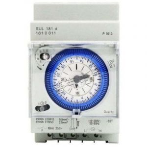 Horloge, sonnerie et minuterie pour tableau &eacute;lectrique Minuterie m&eacute;canique analogique 110V-220V, 24 heures, programmable quotidiennement, 15 minutes,