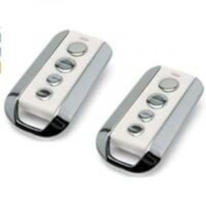 433 MHz T&eacute;l&eacute;commande Portail,4 Canaux T&eacute;l&eacute;commande Porte De Garage Compatible avec Avidsen 104257,114253,104250, 104251, 104350, 654100, 654300(2pcs)