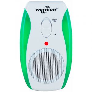 Weitech - Nightlight Pest Repeller Ultrasonic - Répulsif antiparasitaire à veilleuse 90 m²
