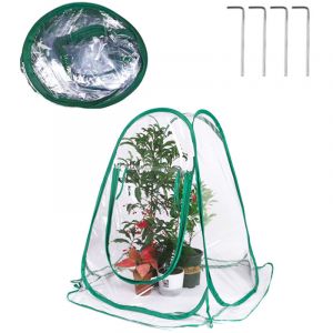 SJLERST Mini-serre pour plantes, serres en PVC pour jardinage, protection contre la pluie, abri contre le gel, pour plantes d'ext&eacute;rieur, chambre