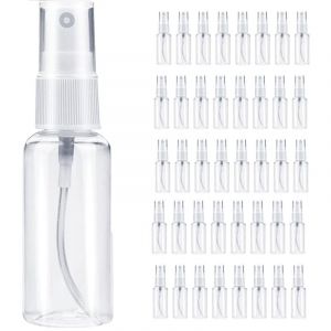 30ml Flacon Spray Vide 40 Pi&egrave;ces Vaporisateur Parfum Vide Voyage Bouteille Spray Vide Flacons et Vaporisateurs Plastique Rechargeable Flacon Pompe