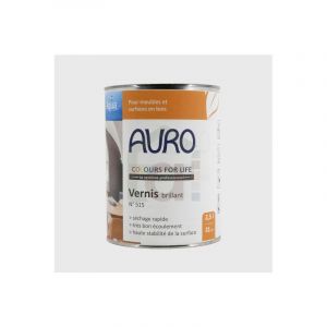 Auro - Vernis brillant incolore pour bois n&deg;515 Pot de 2.5L