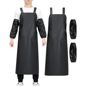 Tablier de cuisine, Tablier imperm&eacute;able en PVC tr&egrave;s r&eacute;sistant - 110x80cm