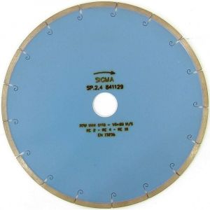 Sigma - disque de diamant 79C Žÿ250 trou 30 mm epaisseur 2,5mm pour la coupe humide