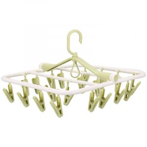 S&eacute;choir Tourniquet, Etendoir Chaussette,Tourniquet &agrave; Chaussettes 20 Clips pour sous-V&ecirc;tements, Chaussettes, Lingeries, Pieuvre Pince &agrave; Linge Pliant