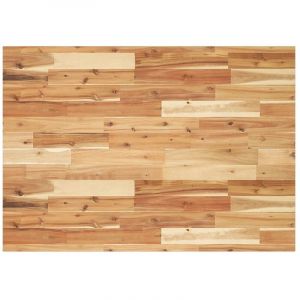 Dessus de table，Plateau de table，Dessus de bureau rectangulaire 120x70x2 cm bois massif d'acacia CFW69421