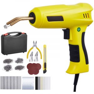 Mophorn - Kit de soudage plastique, pistolet de soudage plastique 220 w avec 800 agrafes chaudes et 56 baguettes de soudage. Pistolet de soudage &agrave;