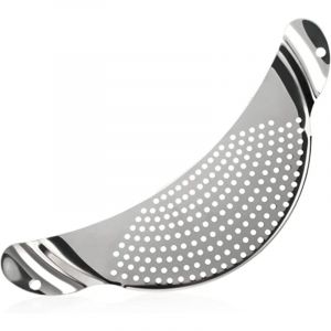 Passoire de cuisine, accessoires sp&eacute;ciaux, passoire &agrave; pot, passoire en forme de croissant, passoire en acier inoxydable, pour &eacute;goutter les p&acirc;tes,