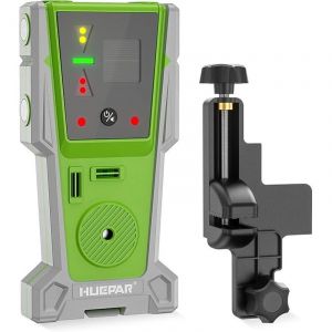R&eacute;cepteur laser Huepar LR-8RG, compatible avec tous les niveaux laser Huepar et Pro, &plusmn;1/17 po, jusqu'&agrave; 200 pi, d&eacute;tecteur laser &agrave; faisceaux vert et