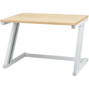 Hofuton Micro-Ondes Tablette, 2 Couches Support de Rangement pour Comptoir, Support de Micro-Ondes en Bois et Métal, Étagère de Cuisine pour