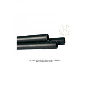 Poteau de colonne pour lampadaire globe 60 mm hauteur 150 cm 1,5 m en polycarbonate noir extA rieur