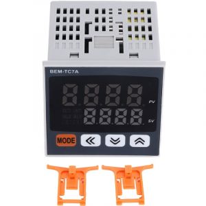 Jeffergarden R&eacute;gulateur de temp&eacute;rature PID 72 x 72 mm, affichage num&eacute;rique, thermostat intelligent 100-240 V CA