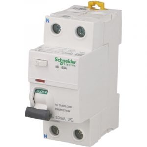 Schneider Electric - Interrupteur diff&eacute;rentiel modulaire bipolaire Schneider Acti9 iID 63A / 30mA type a
