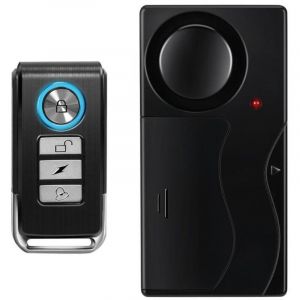 Syst&egrave;me d'alarme de voiture 108 dB, capteur de vibrations antivol et alarme , dispositif antivol de voiture sans fil avec design d'installation