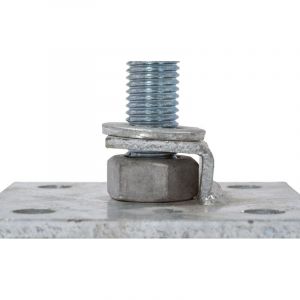 Wovar - Support de poteau Vis de fondation 90 x 90 mm - Par Pièce