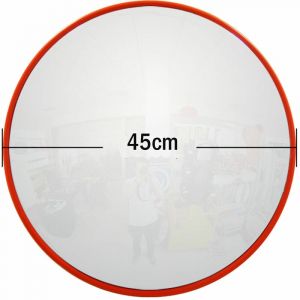 Dayplus - 45cm miroir convexe miroir de circulation miroir de sécurité miroir de surveillance miroir panoramique miroir convexe