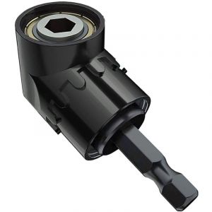 Fixation de tournevis d'angle de 105&deg; Adaptateur professionnel Perceuse d'extension d'angle de tournevis d'angle en acier &agrave; angle droit avec