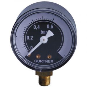 Manom&egrave;tre de 0-600 mbar pour d&eacute;tendeur 4kg/h - Gurtner